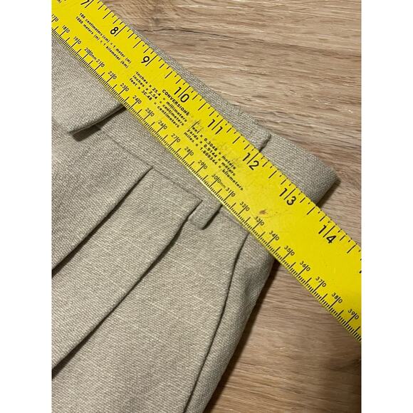 The Frankie Shop NWT Pace Pleated High Waist Linen Trousers Pants Small Sand - Picture 5 of 8